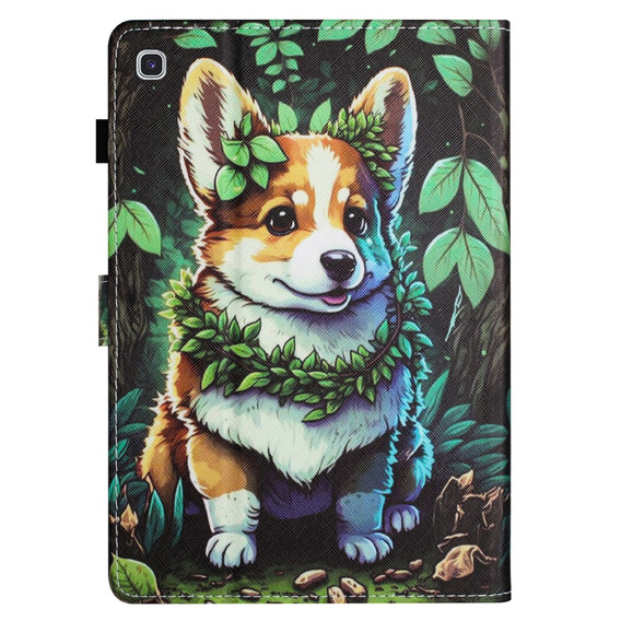 Чехол для Samsung Galaxy Tab S6 Lite 2022 / 2020, с откидной крышкой, corgi dog