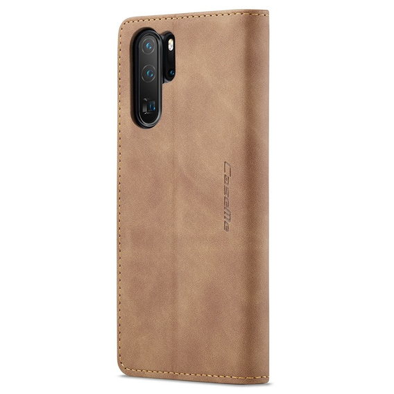 Чохол-сумка для Huawei P30 Pro, Leather Wallet Case, коричневий