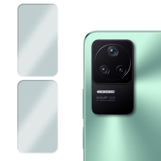 2х гартоване скло ERBORD для камери, щоб Xiaomi Poco F4 5G / Redmi K40S 5G