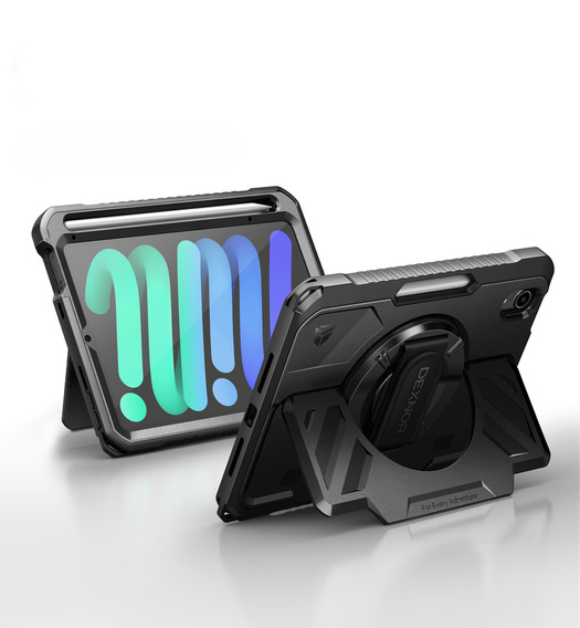 Чехол Dexnor 360° с ремешком и держателем стилуса для iPad mini 8.3" 2021 (6-е поколение) / iPad mini 8.3" 2024 (7-е поколение)
