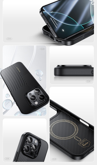 Чохол Benks Montage Magnetic Armor Pro Kevlar (600D/1500D) для iPhone 16 Pro