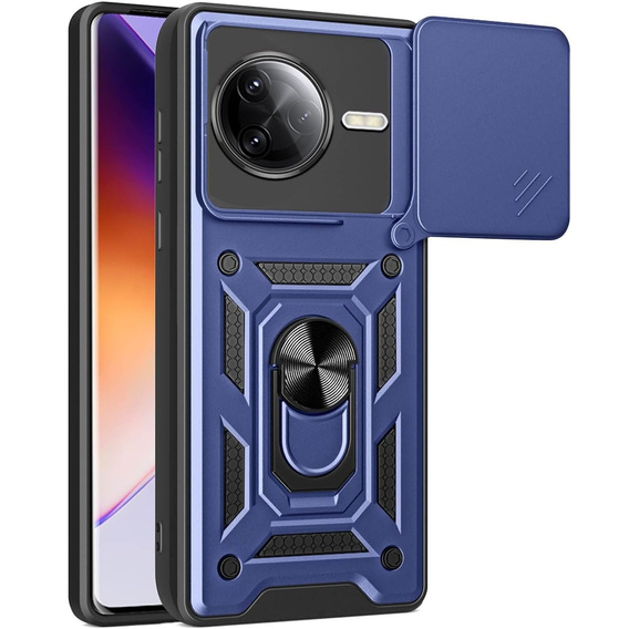 Чехол NOX Camera Slide Xiaomi Poco F7 Pro, CamShield Slide, синий