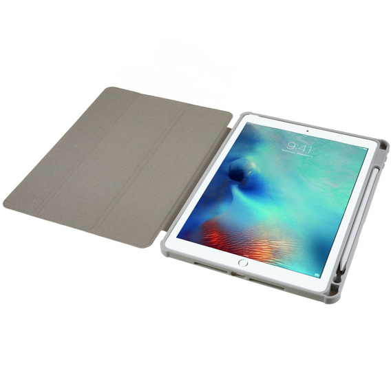 Чохол для iPad 10.2 2021 / 2020 / 2019, Smartcase Hybrid, з місцем для стилуса, сірий