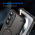 Бронированный чехол для Samsung Galaxy S25 FE, для MagSafe, матовый черный