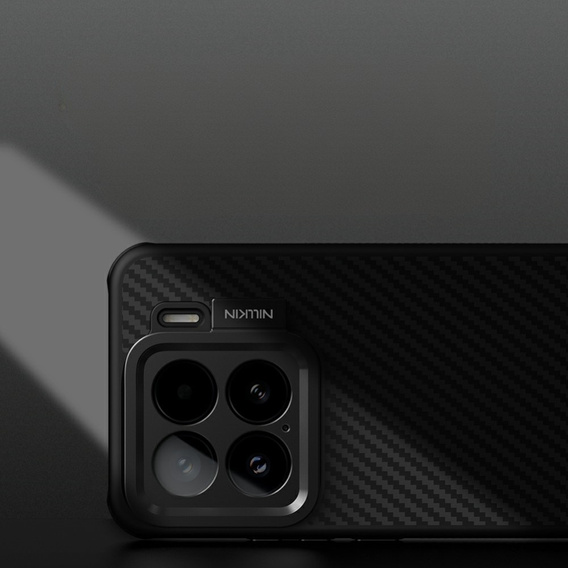 Чохол для Xiaomi 15, броньований Nillkin, Carboprof Case, для Magsafe, чорний