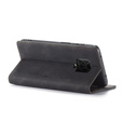 Чехол CASEME для Xiaomi do Redmi Note 9s / 9 Pro, Leather Wallet Case, чёрный