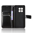 Откидной чехол для OnePlus 13R, Crazy Horse Wallet, чёрный
