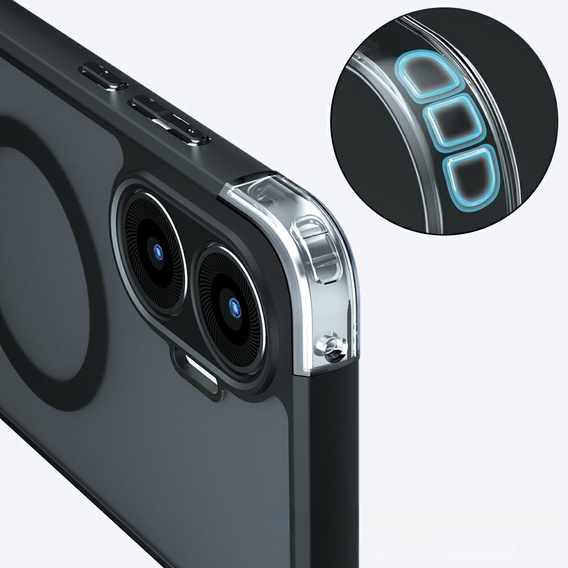 Матовый чехол ERBORD с MagSafe для Xiaomi Poco F7 5G