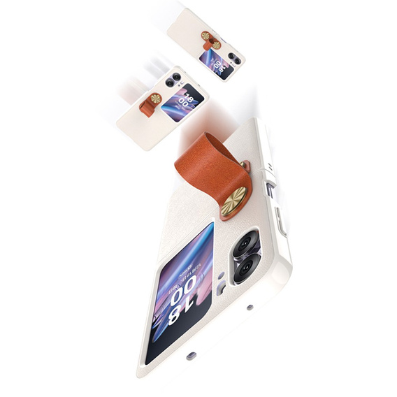 Чехол GKK PC Case до Oppo Find N2 Flip 5G, Black