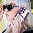 Чохол-книжка для Samsung Galaxy S25 Ultra, RFID Wallet MagSafe CamShield, фіолетовий