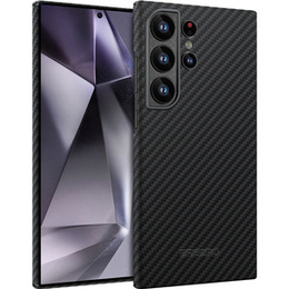 Чехол для Samsung Galaxy S24 Ultra, ERBORD Full Kevlar, для MagSafe, чёрный