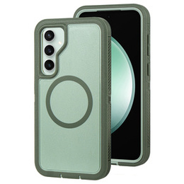 Чехол с рамкой для Samsung Galaxy S23 FE, для MagSafe, зелёный