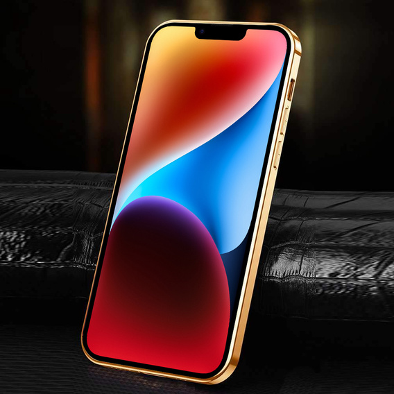 Чoхол до iPhone 14 Plus, Cowhide Leather, м'яти