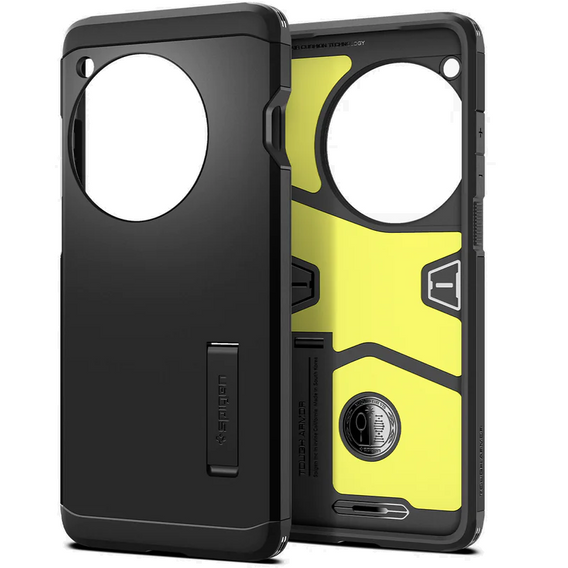 Чохол Spigen Tough Armor для OnePlus 12 (чорний) – міцний захист з підставкою