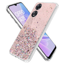 Чoхол до Oppo A78 5G, Glittery, рожевий