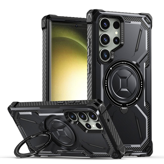 Чохол для Samsung Galaxy S23 Ultra, Heavy Duty Ring, чорний