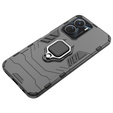 Чoхол до Vivo Y16 4G, Kickstand Ring, чорний