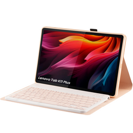 Чехол-клавиатура с Bluetooth для Lenovo Tab K11 Plus - розовый