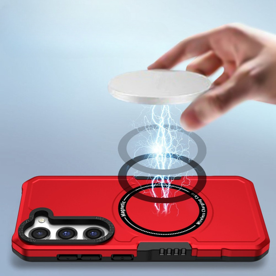 Чехол до Samsung Galaxy S23 Plus, Protective MagSafe, красный