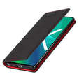 Шкіряний чохол для Samsung Galaxy S22, ERBORD Grain Leather, чорний