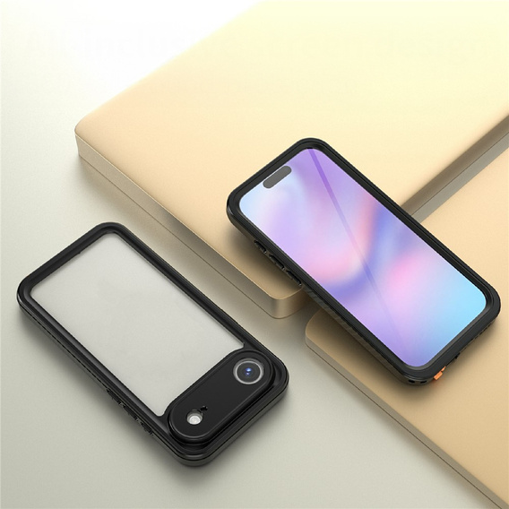 Чохол для iPhone Air, водонепроникний IP68 Redpepper, чорний