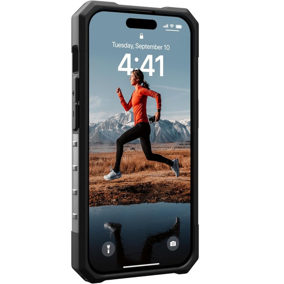 чохол Urban Armor Gear для iPhone 15 Pro, Plasma, сірий