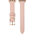 Кожаный ремешок для часов 1/2/3/4/5/6/7/8/SE 38/40/41mm, Light Pink