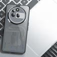 Чoхол до Nothing Phone 3A Pro, Fusion Hybrid, прозорий / чорний