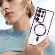 Чoхол до Samsung Galaxy S23 Ultra, MagSafe Hybrid, фіолетовий