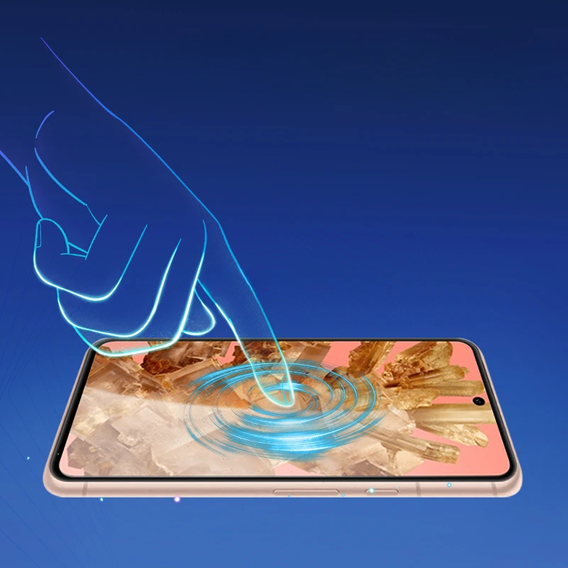 3D загартоване скло для Google Pixel 9 Pro, чорна рамка