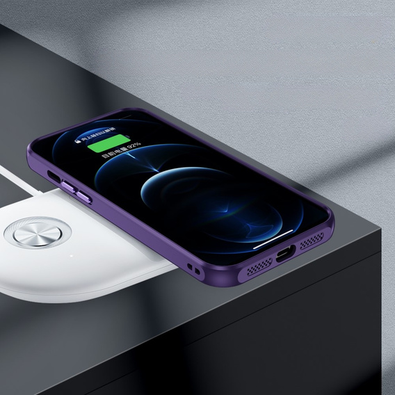 Чохол для iPhone 12 Pro Max, ERBORD Impact Guard, темно-фіолетовий