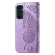 Чохол-книжка для Samsung Galaxy S24 FE, Butterfly, фіолетовий