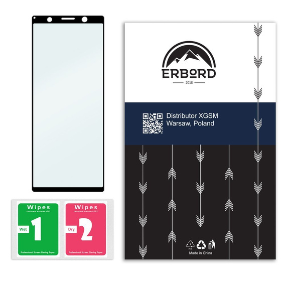 Загартоване скло 3D ERBORD до Sony Xperia 5 - Black