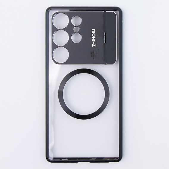 Магнітний чохол для Samsung Galaxy S23 Ultra 5G, Aroma Hybrid, чорний