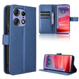 Откидной чехол для Motorola Edge 50 Pro, Wallet Smart Magnet, синий