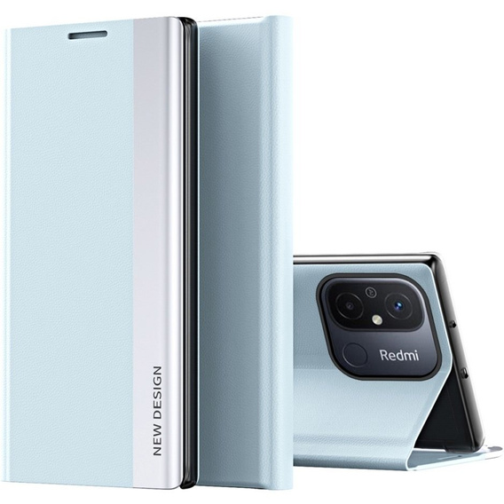 Откидной чехол для Xiaomi Redmi 12C, Side Magnetic, синий