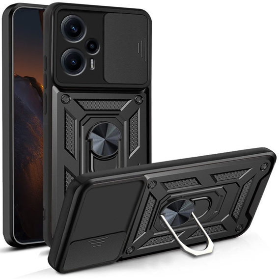Чохол NOX Camera Slide Xiaomi Poco F5, CamShield Slide, чорний