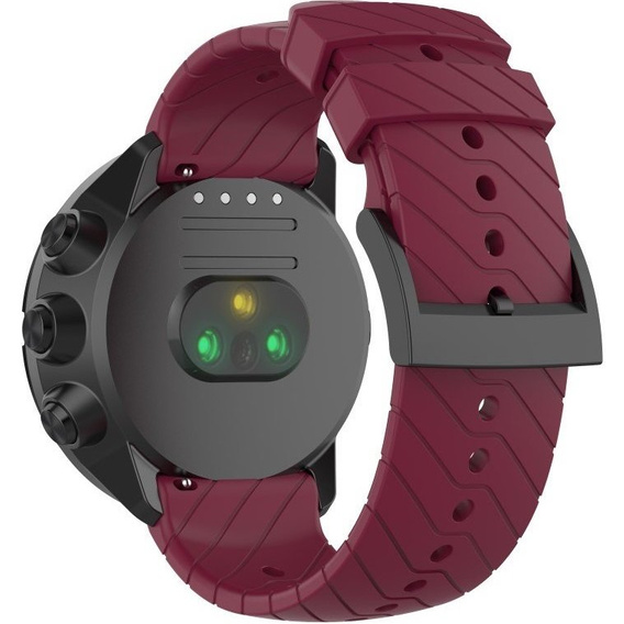 Силиконовый ремешок для Suunto 9 24 mm - Wine Red