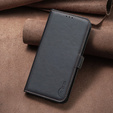 Откидной чехол для Samsung Galaxy A15, BINFEN Wallet, чёрный + 9H стекло  