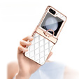Чохол для Samsung Galaxy Z Flip5 5G, Electro Stitching, білий