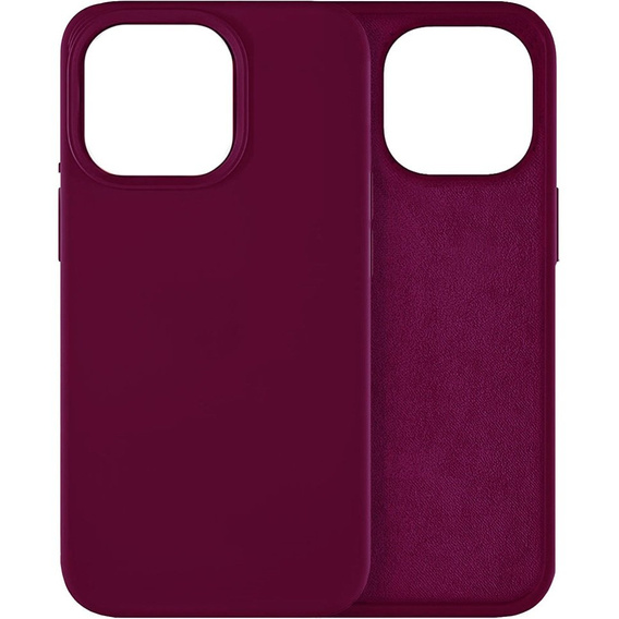Чехол до iPhone 14 Pro, Silicone Lite, красный