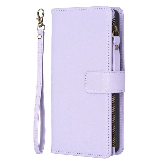Откидной чехол для Xiaomi Redmi 13C / Poco C65, Wallet Zipper Pocket, чёрный