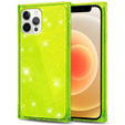 Чехол Square Glitter до iPhone 12 Pro Max, Green