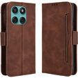 Откидной чехол для Motorola Edge 60 / 60 Fusion, Card Slot, коричневый