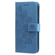 Откидной чехол для Xiaomi Redmi Note 13 Pro 5G, Mandala, синий