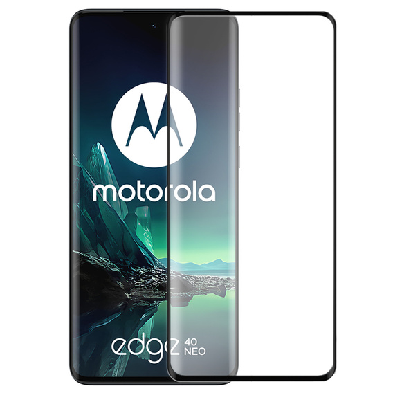 Закаленное стекло Full Glue do Motorola Edge 40 Neo, Black
