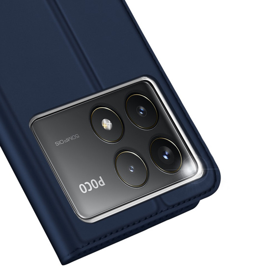 Чехол Dux Ducis до Xiaomi Poco F6 Pro, Skinpro, темно-синий