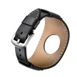 Кожаный ремешок для Apple Watch 1/2/3/4/5/6/7/8/SE/Ultra 42/44/45/49 мм, черный