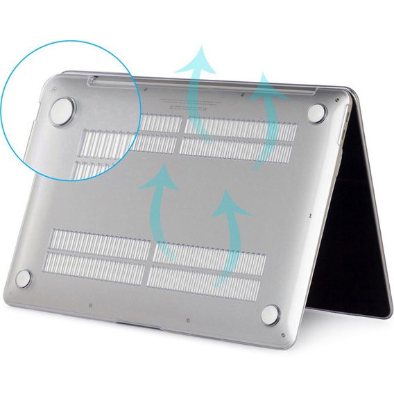 Чохол для ноутбуку ENKAY HardShell до MacBook Air 13 A2337 M1 A2179 A1932, Gold flowers