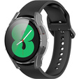Силиконовый футляр со встроенным защитным стеклом до Samsung Galaxy Watch4 40mm, Transparent